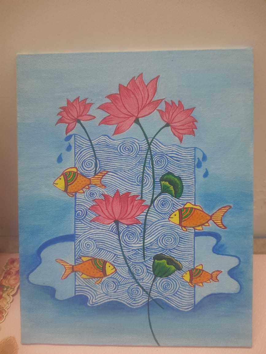 Painting by Kiran Pujari - Signature Canvas